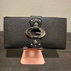 Guess vintage wallet, Signature G snap closure large zipper pocket